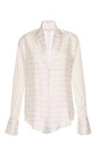Sandra Mansour Lapetus Crepe Satin Shirt