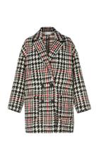 Red Valentino Houndstooth Wool Coat