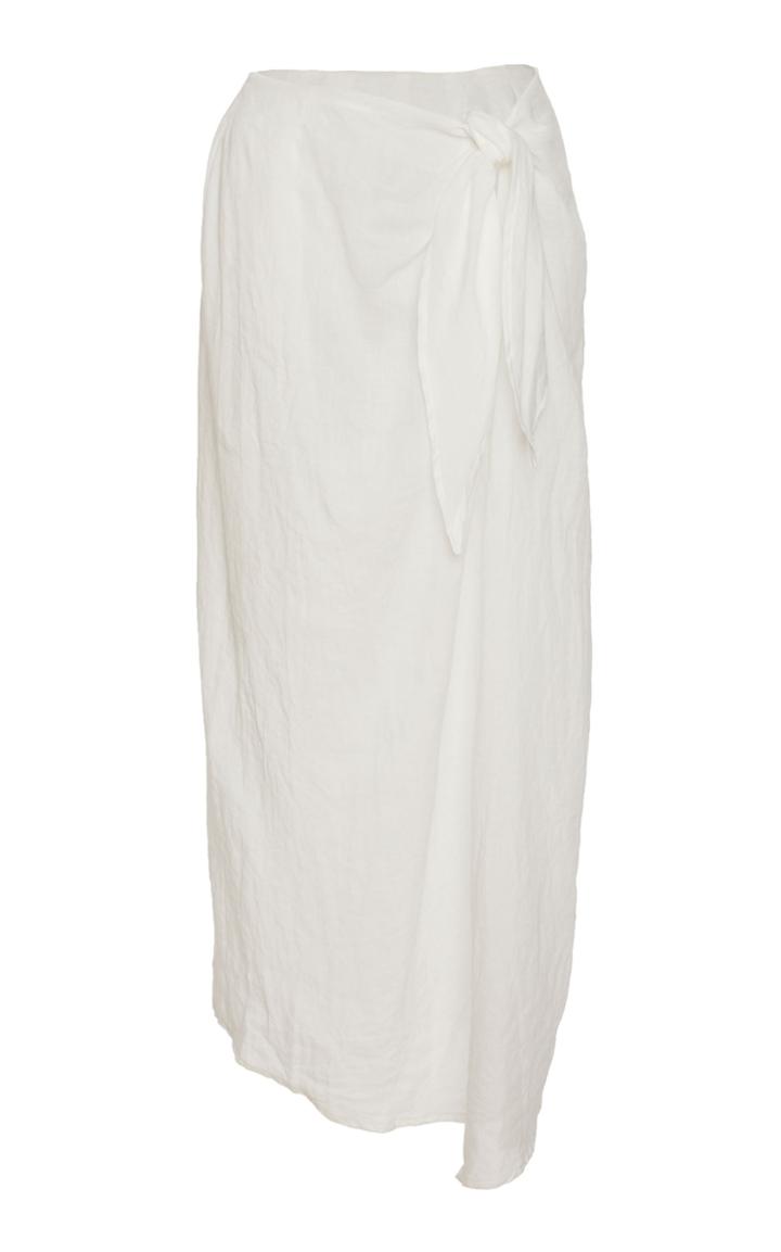 Anemone Ramie Linen Wrap Skirt