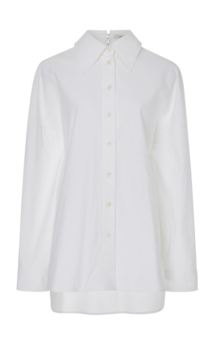 Tibi Easy Shirt With Zipper Detail