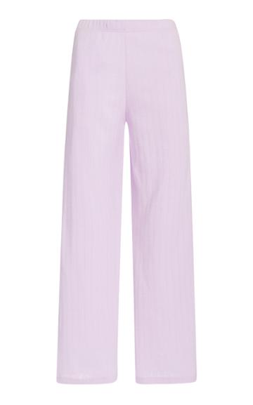Leset Striped Cotton Wide-leg Pants