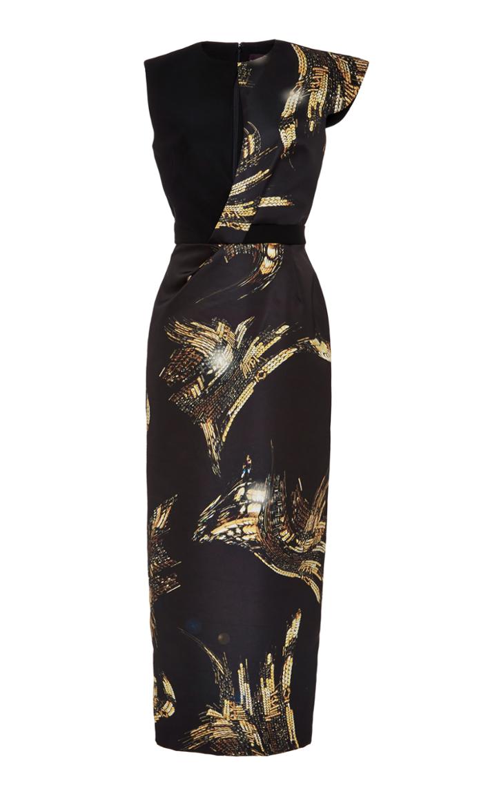 Bibhu Mohapatra Printed Midi Dress