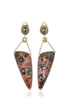 Daniela Villegas One-of-a-kind Winged Ma'at Earrings