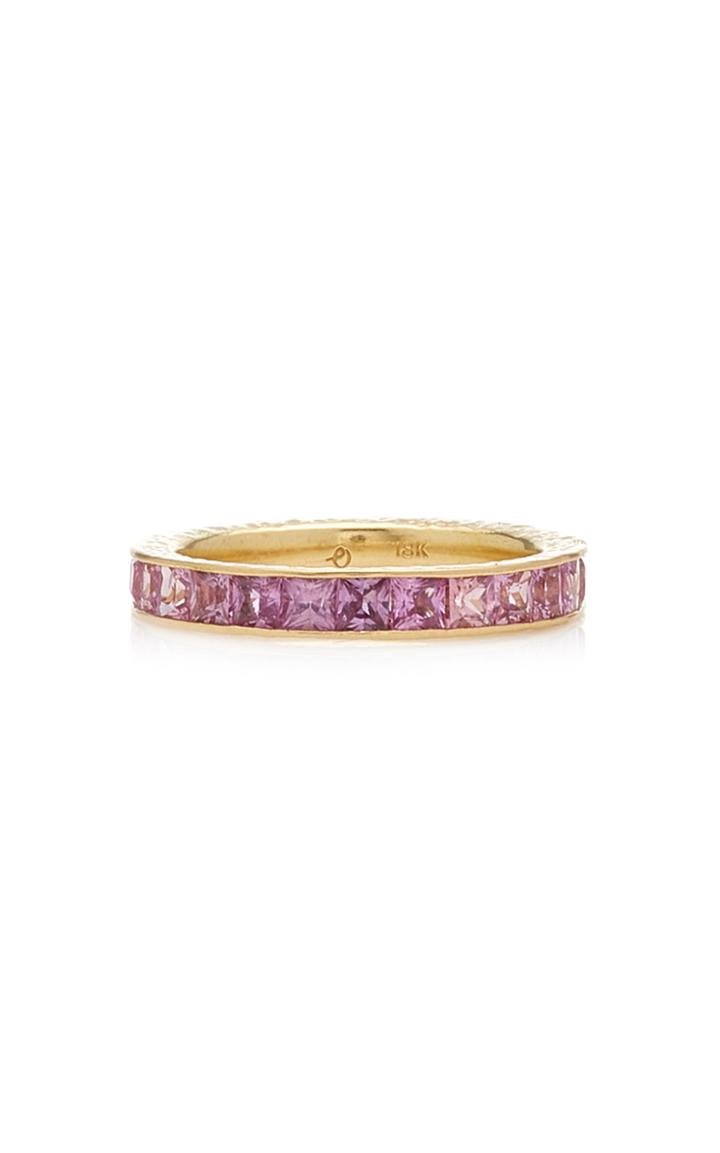Octavia Elizabeth Pink Sapphire Ivy Anniversary Ring