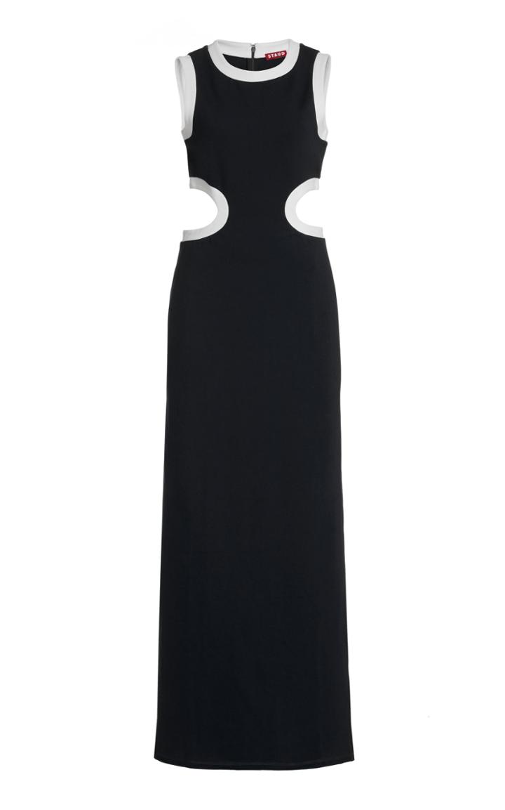 Moda Operandi Staud Dolce Cutout Ponte Maxi Dress