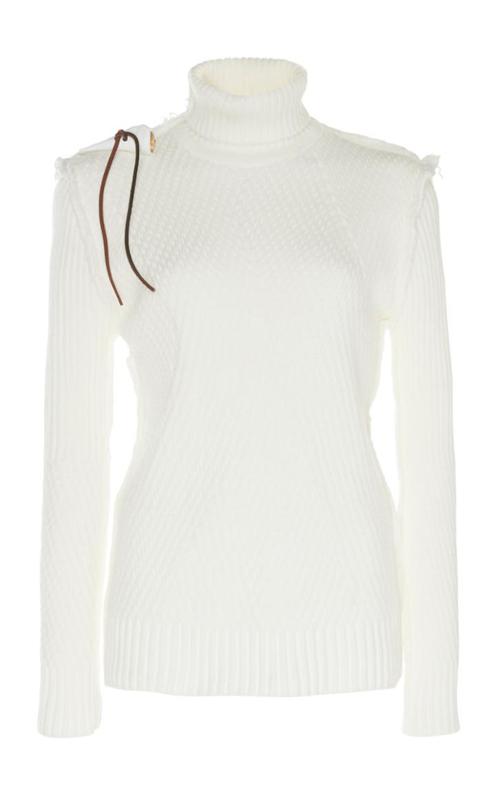 Peet Dullaert Cotton-blend Textured Knit Turtleneck Sweater