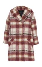 Nour Hammour Britten Swing Plaid Wool-cashmere Coat