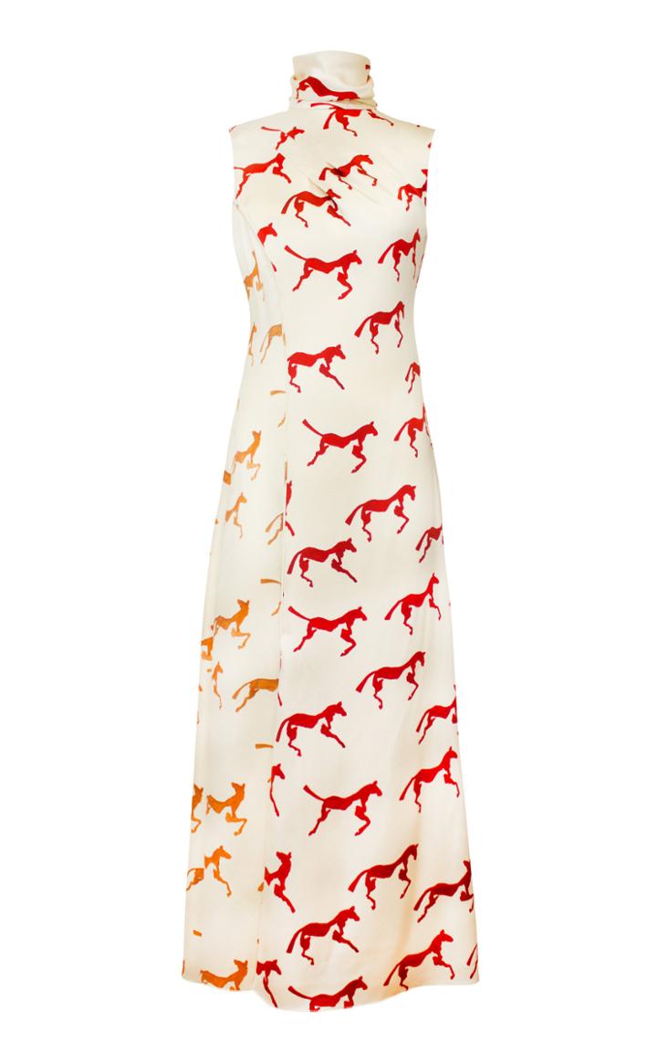 Alejandra Alonso Rojas Sleeveless Turtleneck Dress