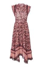 Ulla Johnson Amalia Floral-print Cotton And Silk-blend Midi Dress