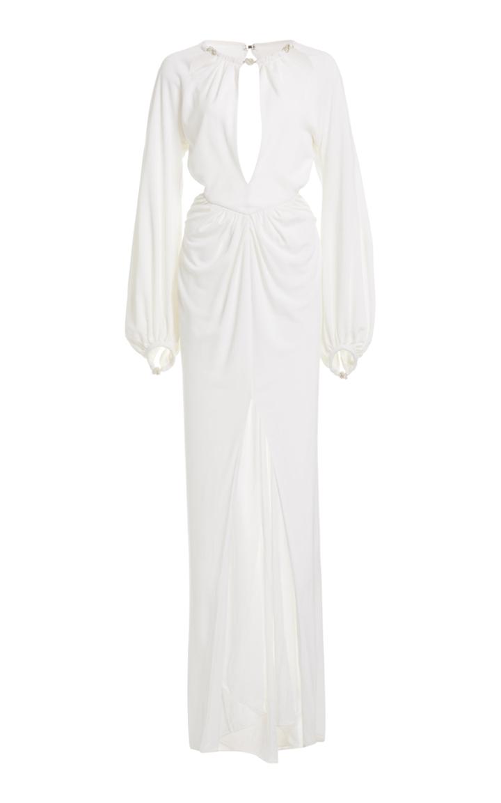 Moda Operandi Dundas Cutout-detailed Draped Jersey Gown