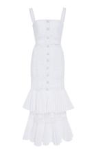 Alexis Lyssa Tiered Cotton-blend Midi Dress