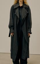 Moda Operandi Low Classic Organic Linen Trench Coat