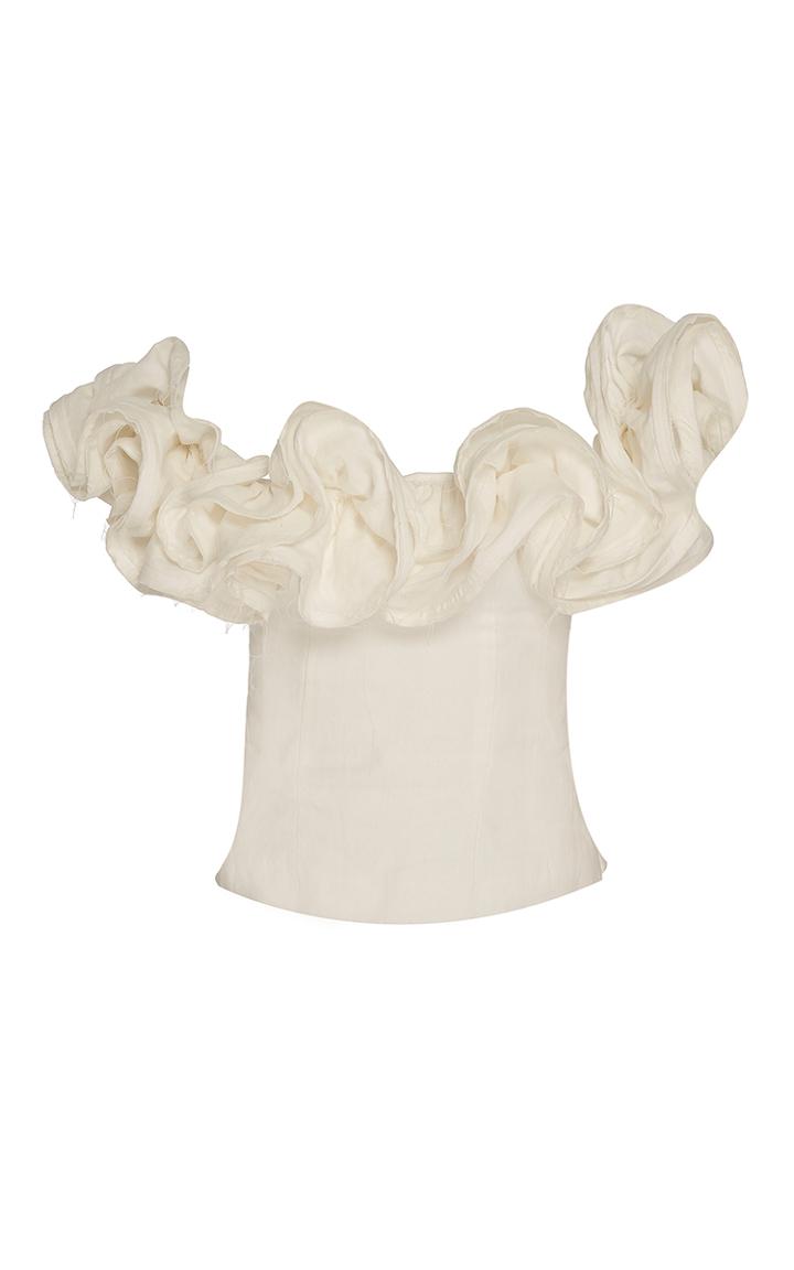 Brock Collection Theresa Off The Shoulder Linen Top