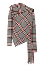 Monse Plaid Shawl Cotton-blend Top