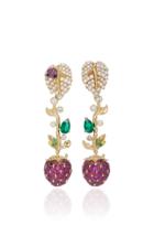 Anabela Chan Strawberry Vine Earrings With Removable Drop
