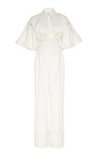 Moda Operandi Emilia Wickstead Cutout Crepe Jumpsuit Size: 8