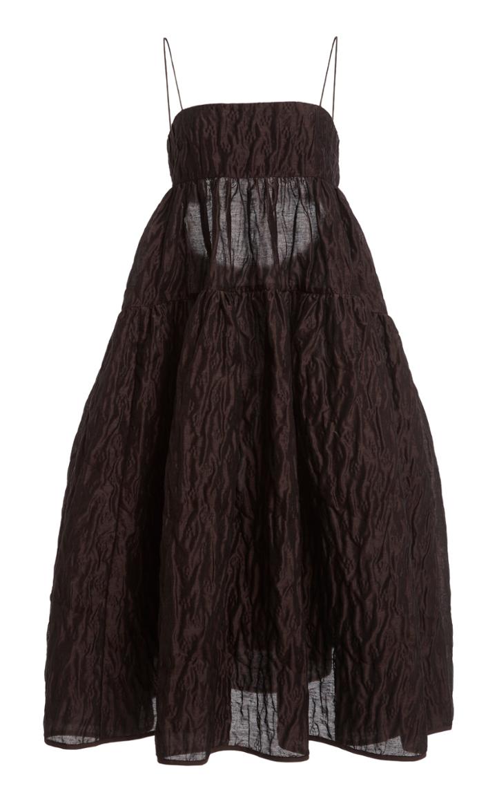 Moda Operandi Cecilie Bahnsen Sofie Linen-blend Dress