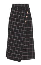 Rebecca Vallance Peta Wrap Midi Skirt