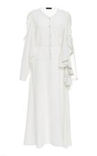 Maki Oh Contrast Ruffle Sleeve Dress