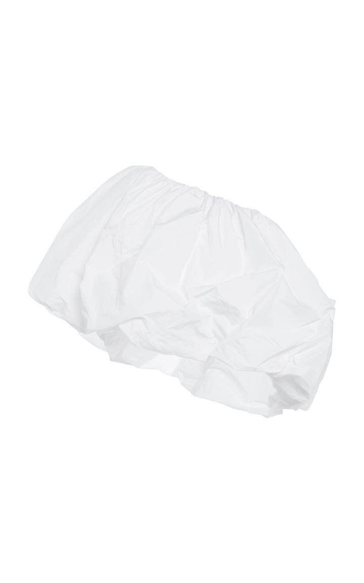 Moda Operandi By Efrain Mogollon Abolengo Puffed Silk-taffeta Top Size: 4