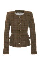 Veronica Beard Louisa Elbow-patch Wool Dickey Jacket