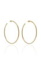 Moda Operandi Jennifer Fisher Classic 14k Gold-plated Hoop Earrings