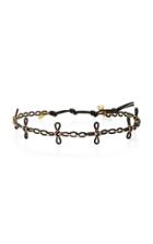 Camellia Westbury Lapis Leather Choker