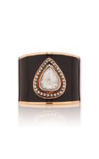 Gilan Hafsa 18k Rose Gold And Diamond Ring Size: 6.5
