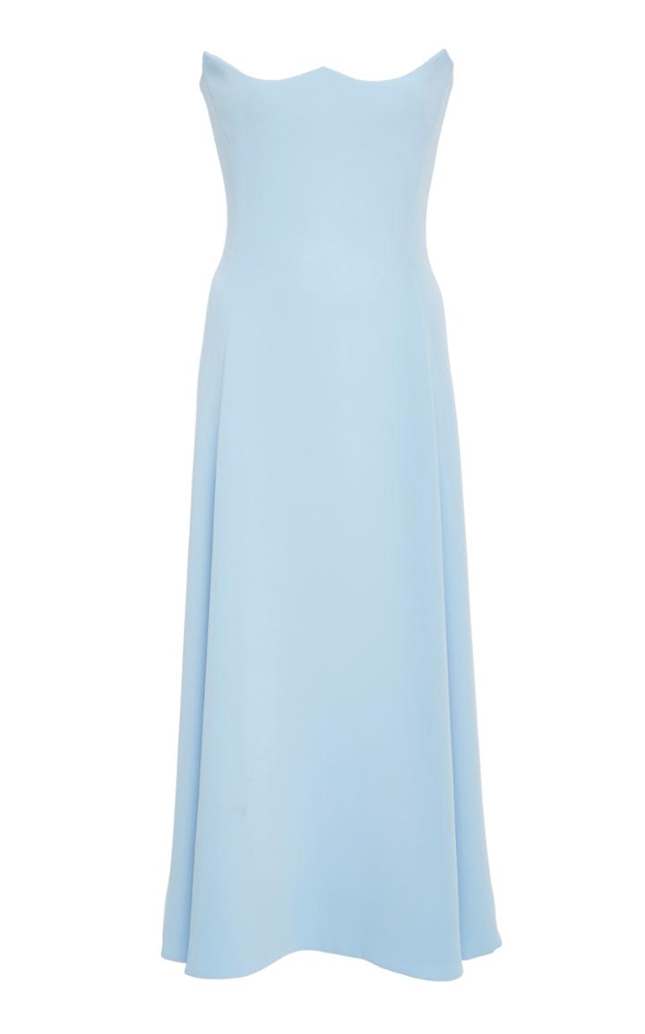 Versace Strapless Silk Dress