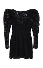 Moda Operandi Carolina Herrera Puff-sleeve Lace Mini Dress