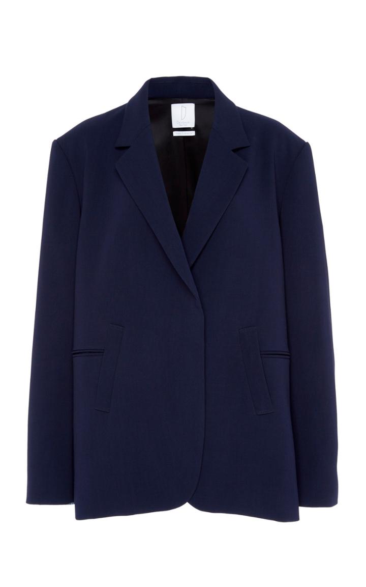 Deveaux Oversized Wool Blazer