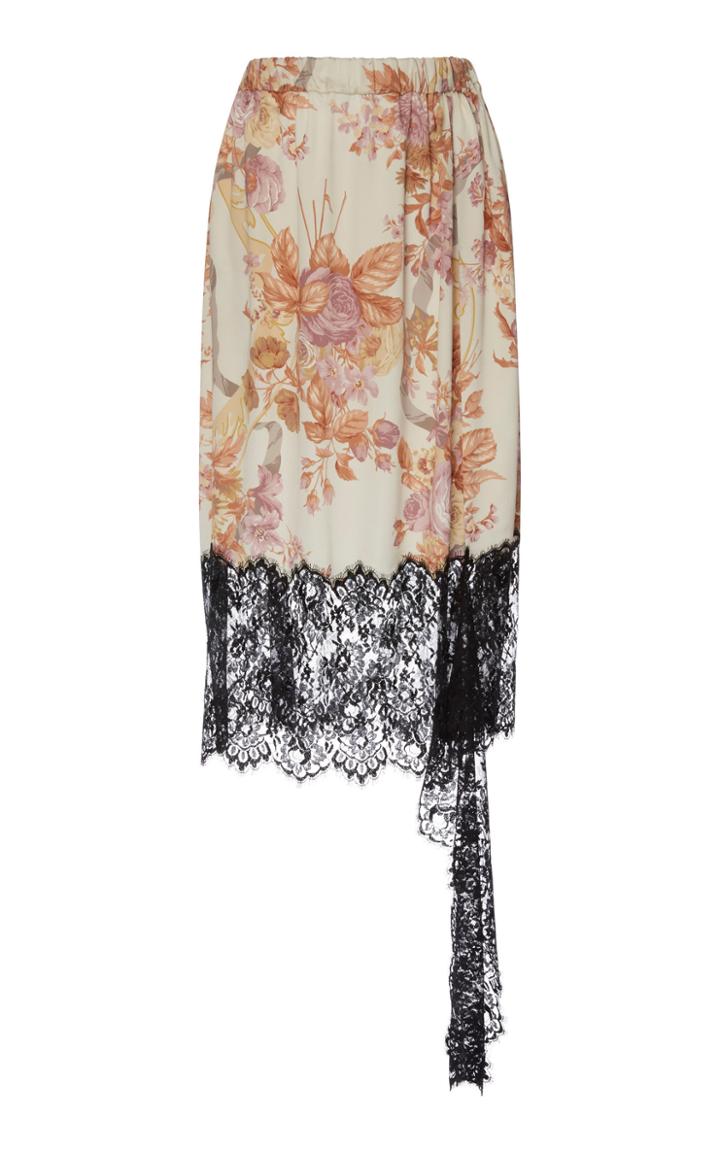 Christopher Kane Valentines Lace Trim Skirt