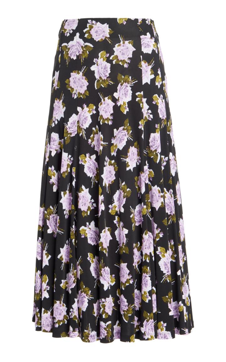 Moda Operandi Erdem Vesper Floral A-line Skirt