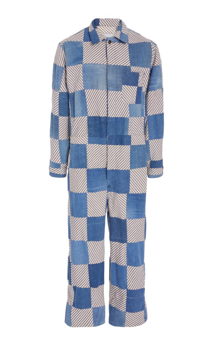 Bode Patchwork Denim Jumpsuit