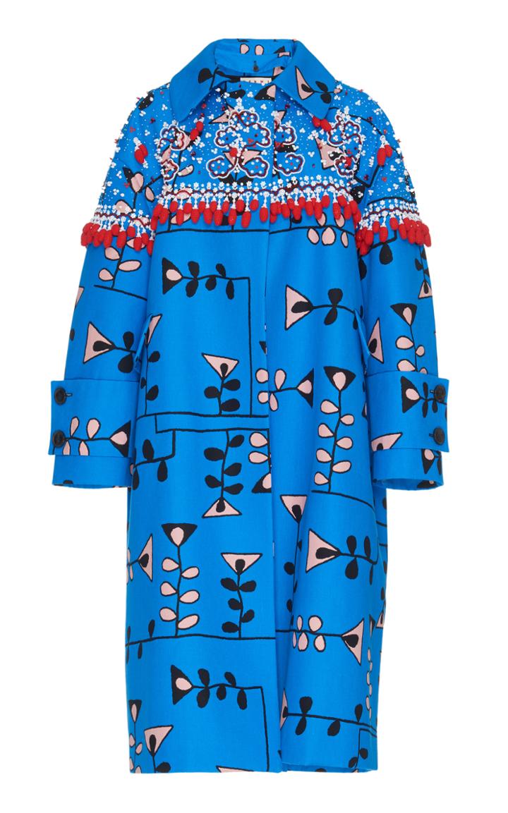 Marni Painted Canvas Duster Coat