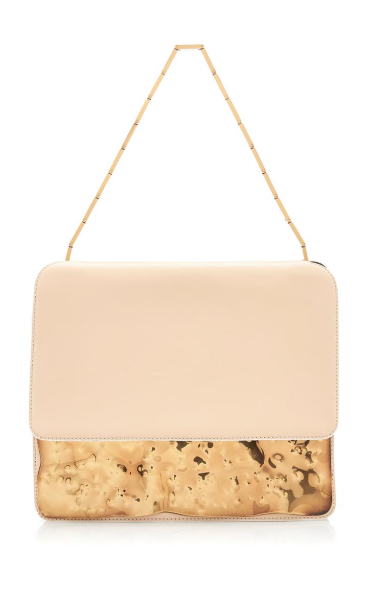 Marni Cach Leather And Metal Bag