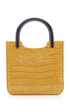 By Far Eric Croc-effect Leather Bag