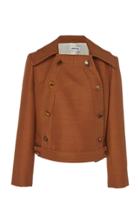 Partow Logan Button-detailed Wool-silk Jacket