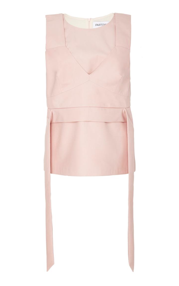 Partow Dylan Leather Tank Top