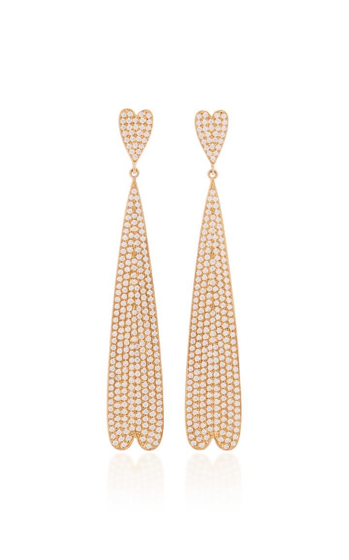 Elena Votsi Eros Double Heart Earrings