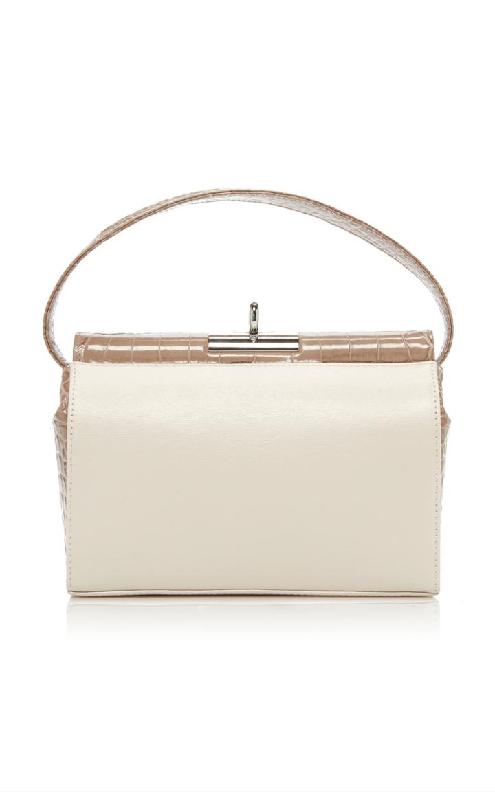 Gu De Milky 2 Leather Shoulder Bag