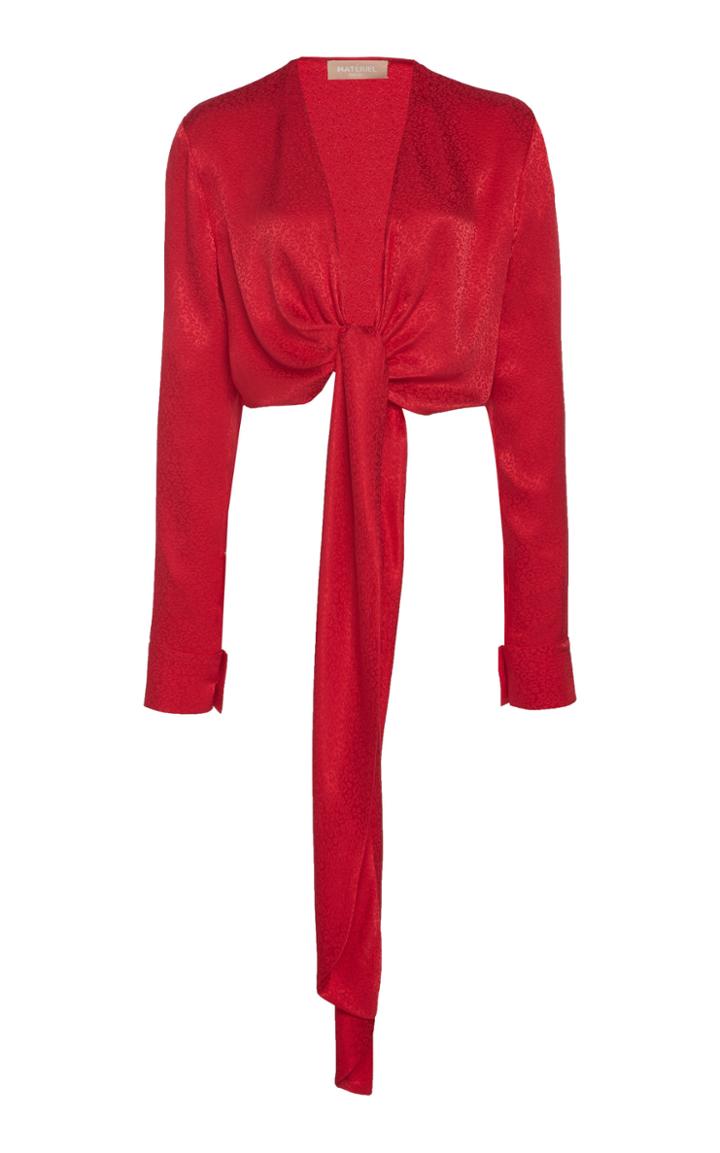 Moda Operandi Matriel Leo Wrap Around Blouse Size: Xs
