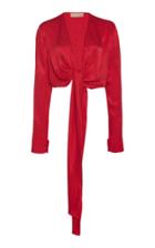 Moda Operandi Matriel Leo Wrap Around Blouse Size: Xs