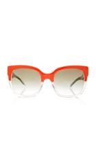 Burberry Sunglasses D-frame Color-block Acetate Sunglasses