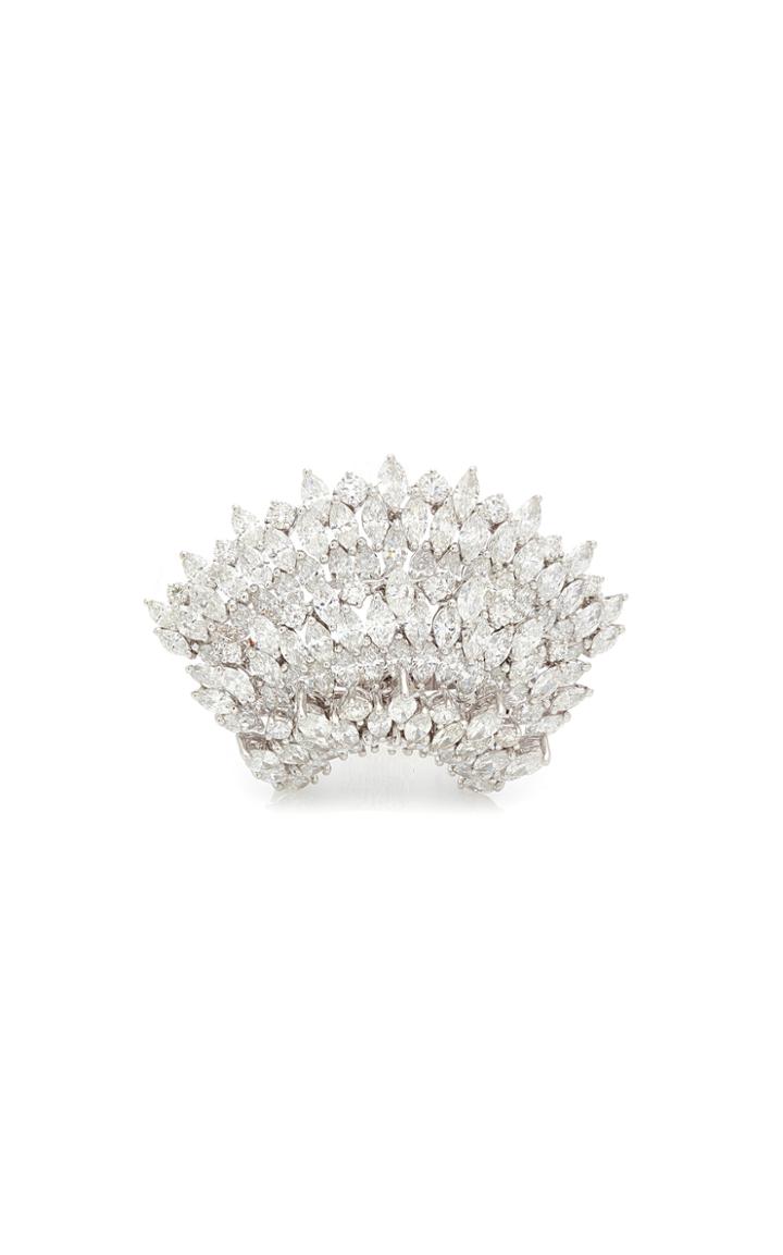 Moda Operandi Yeprem 18k White Gold Y-not Ring Size: 6.5