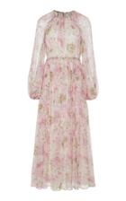 Zimmermann Floral-print Silk Midi Dress