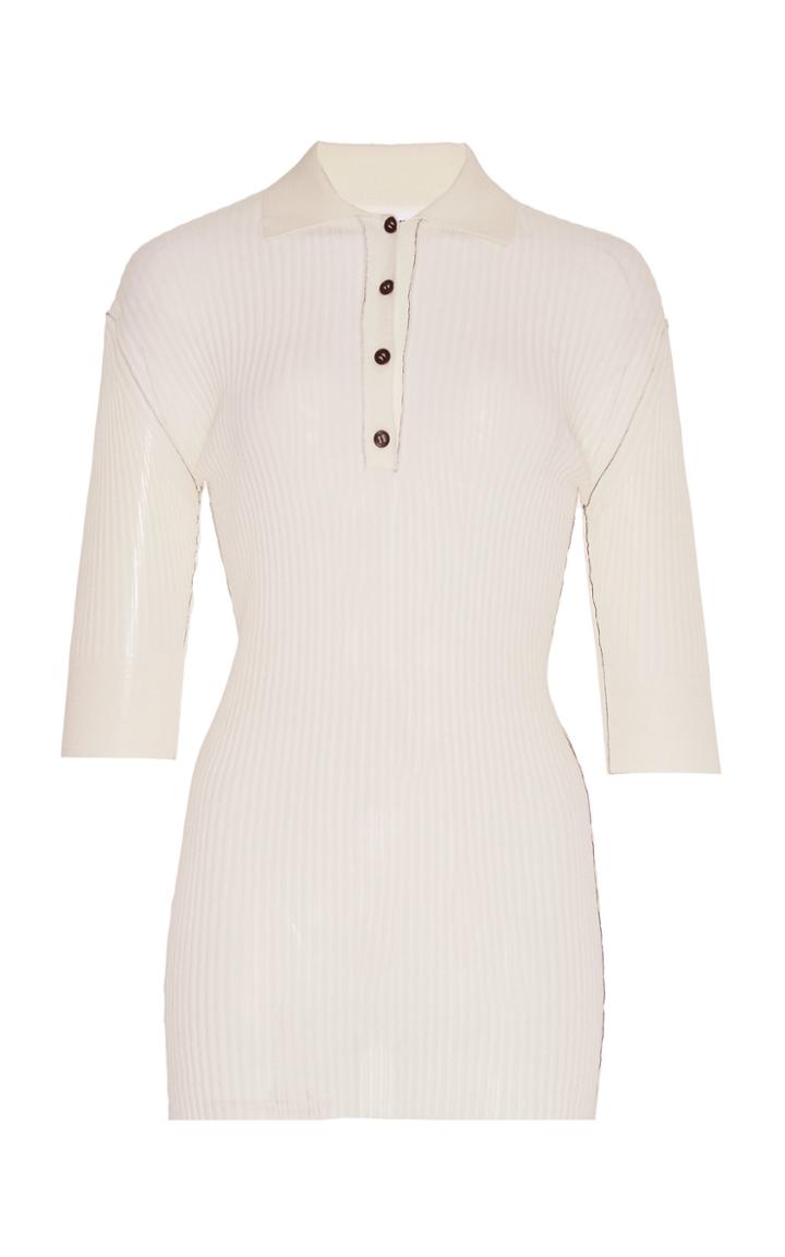 Jil Sander Polo Short Sleeve Top