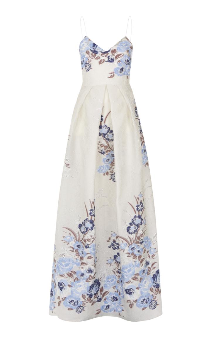 Malene Oddershede Bach Faro Floral Maxi Dress