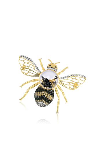 Moritz Glik Convertible Bee Pendant Brooch And Ring
