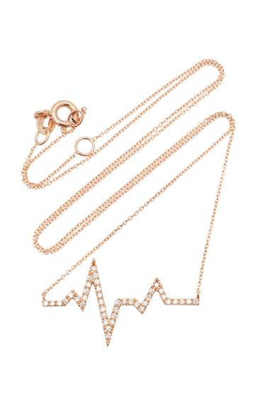 Diane Kordas Diamond Heartbeat Necklace